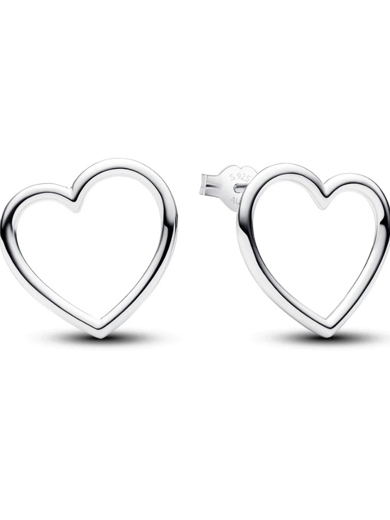 Pandora Jewelry - Pandora Front-facing Heart Stud Earrings 293077C00